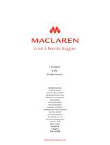 Maclaren Techno XT Manuale del proprietario