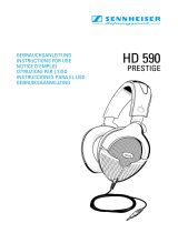 Sennheiser HD 590 PRESTIGE Manuale del proprietario