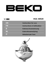 Beko HSA 40520 Manuale del proprietario