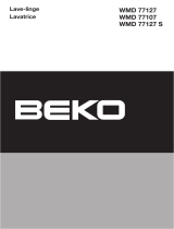 Beko WMD 77107 Manuale del proprietario