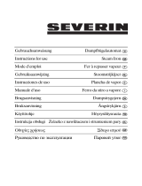 SEVERIN BA 3241 - FER VAPEUR Manuale del proprietario