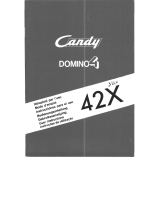 Candy D442X TB Manuale del proprietario
