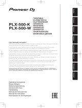Pioneer DJ PLX-500 noire Manuale del proprietario