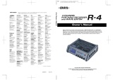 Roland R-4 Manuale utente