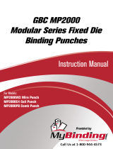MyBinding GBC MP2000 Modular Punch Manuale utente