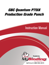 MyBinding GBC Quantum P70iX Manuale utente