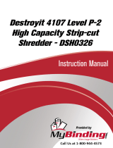 MyBinding Destroyit 4107 Strip-cut Shredder DSH0326 Manuale utente