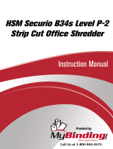 MyBinding HSM Securio B34S Level 2 Strip Cut Manuale utente