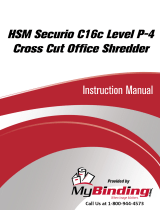 HSM HSM Securio C16C Level 3 Cross Cut Manuale utente