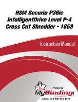MyBinding HSM Securio P36c Level 3 Cross Cut Manuale utente