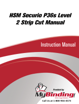 MyBinding HSM Securio P36s Level 2 Strip Cut Manuale utente