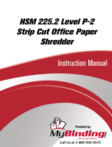MyBinding HSM 225.2 Level 2 Strip Cut Manuale utente
