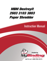 MyBinding MBM Ideal 2603 3103 3803 Manuale utente