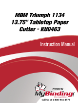 MyBinding MBM Kutrimmer 1134 Paper Cutter Manuale utente