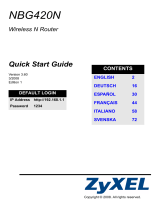 ZyXEL NBG-420N Manuale del proprietario