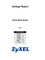 ZyXEL Communications VANTAGE REPORT Manuale del proprietario