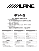 Alpine MRV-F409 Manuale del proprietario