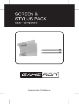 GAMERON SCREEN & STYLUS PACK FOR NDS Manuale del proprietario