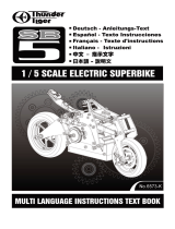 THUNDER TIGER 1-5 SCALE ELECTRIC SUPERBIKE Manuale del proprietario