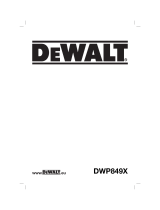 DeWalt DWP849X Manuale del proprietario