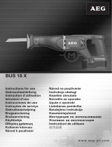 AEG BUS 18 X Manuale del proprietario