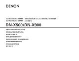 Denon DN-X500 Manuale utente