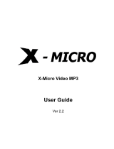 X-Micro XMP3-R2G Manuale utente