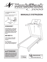 NordicTrack C3000 Treadmill Manuale D'istruzioni