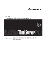 Lenovo ThinkServer 6523 Informazioni Sulla Garanzia E Sul Supporto