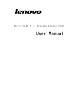 Lenovo F800 Manuale utente