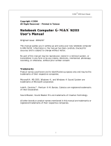Gigabyte G-MAX N203 Manuale utente