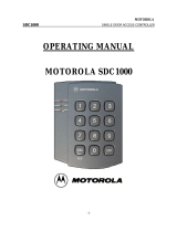 Motorola SDC1000 Istruzioni per l'uso