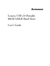 Lenovo 43R2018 - ThinkPad 160 GB External Hard Drive Manuale utente