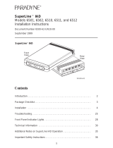 Paradyne SuperLine IAD 6510 Installation Instructions Manual