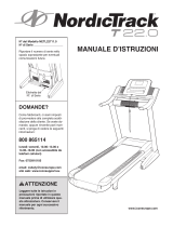 NordicTrack T22.0 Treadmill Manuale D'istruzioni