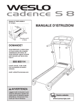 Weslo Cadence S 8 Manuale D'istruzioni