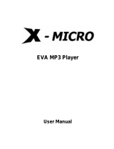 X-Micro XMP3L Manuale utente