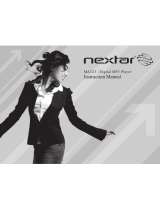 Nextar MA323-2BL - MA323 256 MB Digital Player Manuale utente