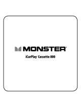 Monster iCarPlay Cassette 800 Manuale utente