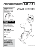 NordicTrack Gx 3.4 Bike Manuale D'istruzioni