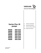 Varian VacIon Plus 20 Manuale utente