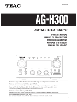 TEAC AG-H300 Manuale del proprietario