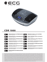ECG CDR 1000 Manuale utente