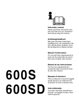 Jonsered 600S Manuale del proprietario