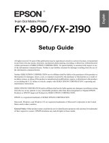 Epson FX-890 Manuale del proprietario