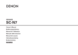 Denon SC-N7 Manuale del proprietario