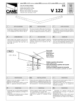 CAME V122 Manuale del proprietario