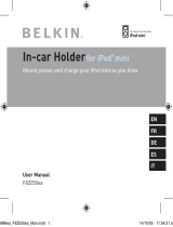 Belkin DANS-VOITURE TITULAIRE POUR IPOD MIN #F8Z050EA Manuale del proprietario