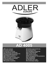 Adler AD 4005 Istruzioni per l'uso