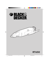 Black & Decker RT650 Manuale del proprietario